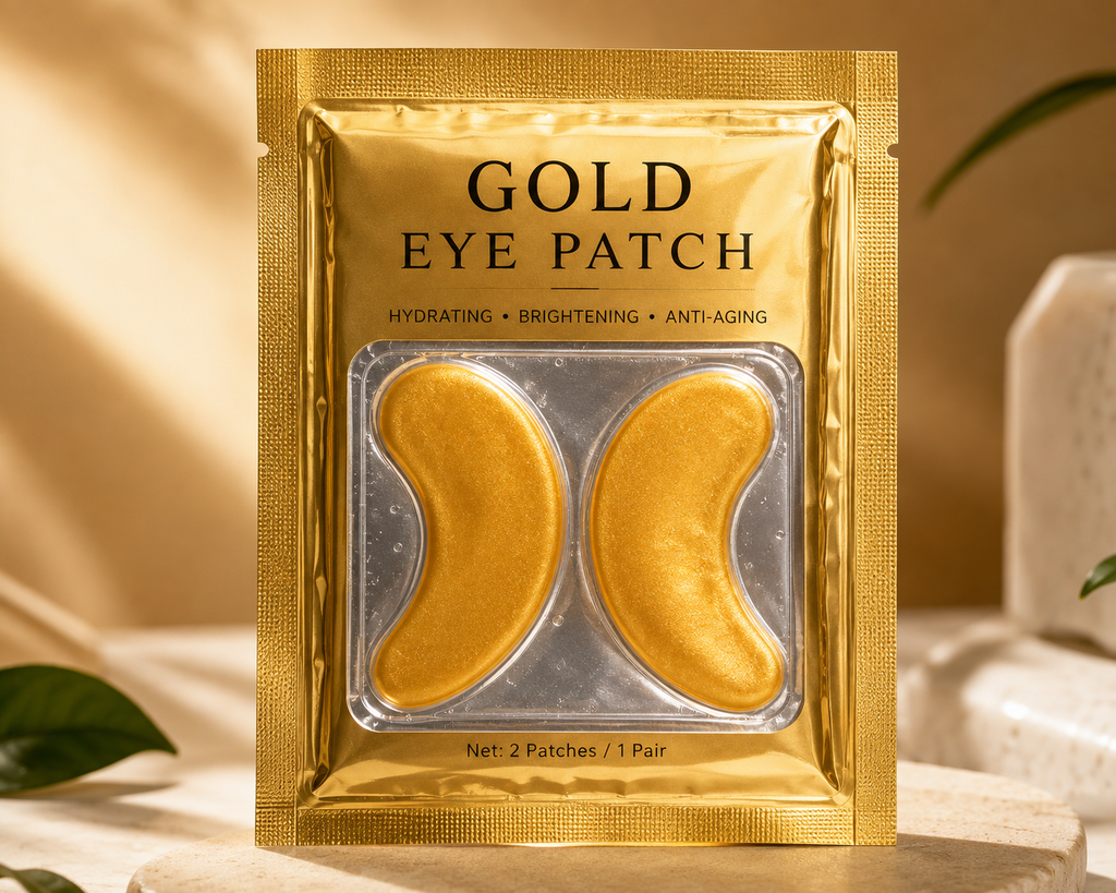 Gold Hydrogel Under Eye Patches – 6 Pairs